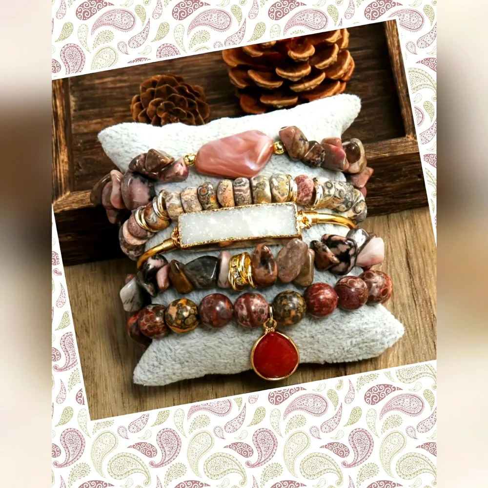 Statement Stack-Crimson - Picture 1 of 1